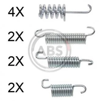 Р-кт колодок ручного гальма VW Crafter 06- (спарка) A.B.S. 0004Q