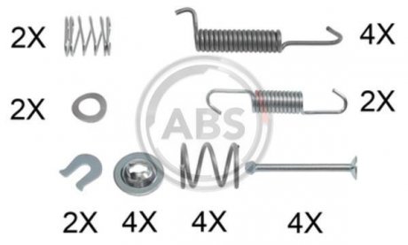 Комплектующие ручного тормоза A.B.S. 0016Q