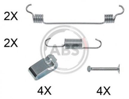 Монтажний набір гальмівної колодки A.B.S. 0019Q (фото 1)