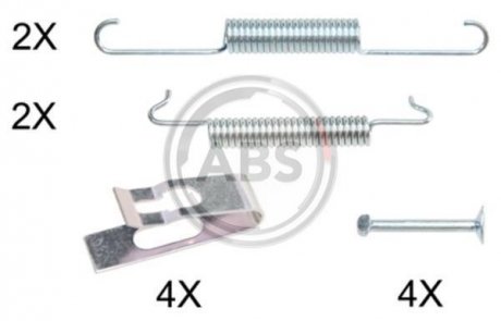 Комплектующие тормозных колодок A.B.S. 0027Q