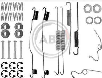 Монтажний набір гальмівних колодок A.B.S. 0624Q