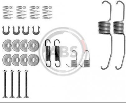 Монтажный набор тормозных колодок A.B.S. 0637Q