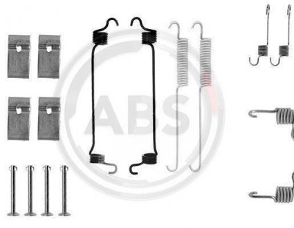Монтажный набор тормозных колодок A.B.S. 0677Q