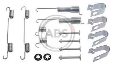 Монтажний набір гальмівних колодок A.B.S. 0800Q (фото 1)