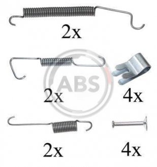 Монтажний набір гальмівних колодок A.B.S. 0805Q