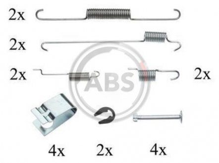 Монтажний набір гальмівних колодок A.B.S. 0815Q