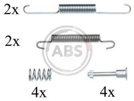 Комплектуючі, стоянкова гальмівна система A.B.S. 0826Q