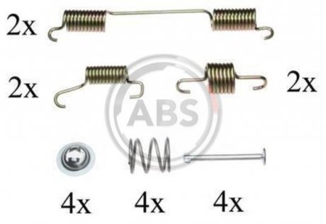 Комплектуючі, стоянкова гальмівна система A.B.S. 0828Q