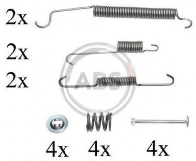 Монтажний набір гальмівних колодок A.B.S. 0830Q