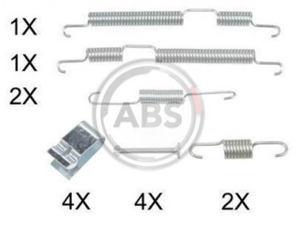 Монтажний набір гальмівних колодок A.B.S. 0885Q