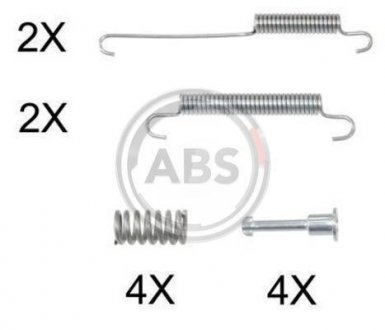 Комплектуючі, стоянкова гальмівна система A.B.S. 0892Q