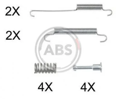 Комплектуючі, стоянкова гальмівна система A.B.S. A.B.S. 0892Q