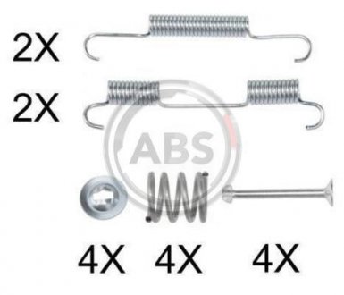Комплектуючі, стоянкова гальмівна система A.B.S. 0896Q