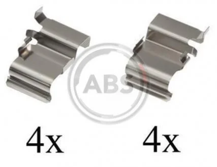 Фото гальмівні колодки (монтажний набір) A.B.S. 1033Q Гальмівні колодки (монтажний набір) A.B.S. 1033Q