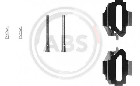 Гальмівні колодки (монтажний набір) A.B.S. A.B.S. 1168Q