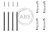 Комплектуючі, колодки дискового гальма A.B.S. A.B.S. 1177Q (фото 1)