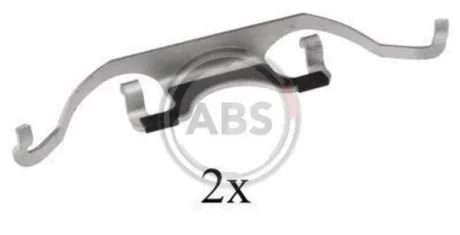 Тормозные колодки (монтажный набор) A.B.S. A.B.S. 1224Q