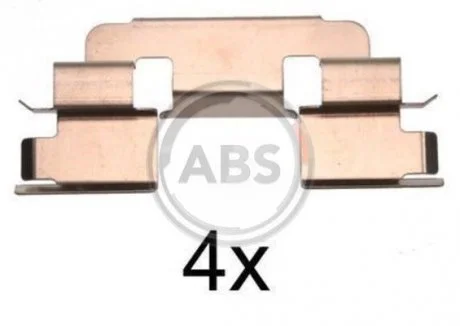 Тормозные колодки (монтажный набор) A.B.S. 1249Q