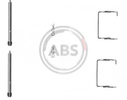 Гальмівні колодки (монтажний набір) A.B.S. 1267Q