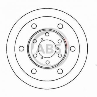 Гальмівний диск A.B.S. 15032