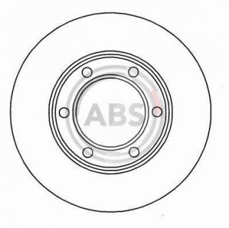 Тормозной диск A.B.S. 15575 (фото 1)