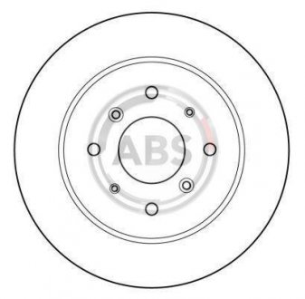 Гальмівний диск A.B.S. 15599