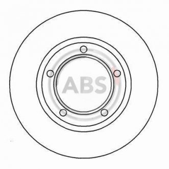 Тормозной диск A.B.S. A.B.S. 15615 (фото 1)