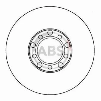 Гальмівний диск A.B.S. 15743
