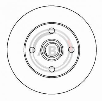Гальмівний диск A.B.S. A.B.S. 15757 (фото 1)