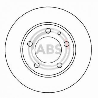 Гальмівний диск A.B.S. 15769