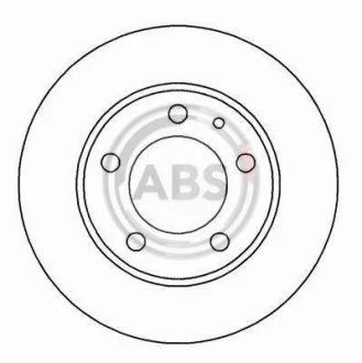 Тормозной диск A.B.S. A.B.S. 15769