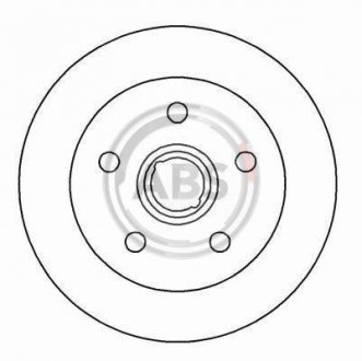 Тормозной диск A.B.S. 15780
