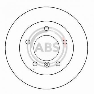 Гальмівний диск A.B.S. 15782