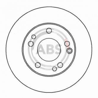 Тормозной диск A.B.S. 15816