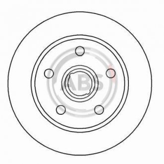 Гальмівний диск A.B.S. 15826