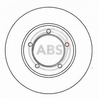 Тормозной диск A.B.S. 15843