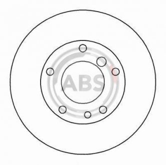 Гальмівний диск A.B.S. 15867