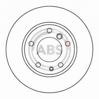 Гальмівний диск A.B.S. 15870