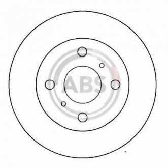 Гальмівний диск A.B.S. 15895