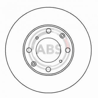 Гальмівний диск A.B.S. 15938