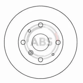 Тормозной диск A.B.S. 15943