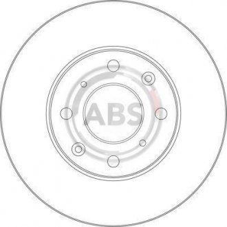 Тормозной диск A.B.S. 15964