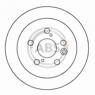 Тормозной диск A.B.S. 15990