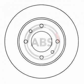 Гальмівний диск A.B.S. 16062