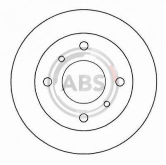 Тормозной диск A.B.S. A.B.S. 16064 (фото 1)