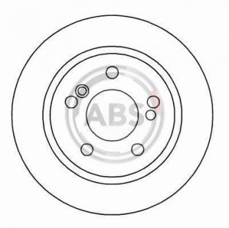 Тормозной диск A.B.S. 16108