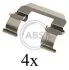 Фото 1 - тормозные колодки (монтажный набор) A.B.S. 1617Q Тормозные колодки (монтажный набор) A.B.S. 1617Q (фото 1)