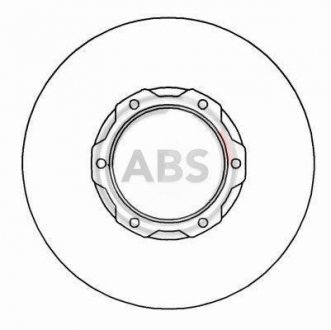 Гальмівний диск A.B.S. 16198