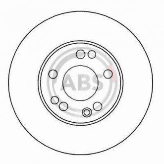 Гальмівний диск A.B.S. 16260