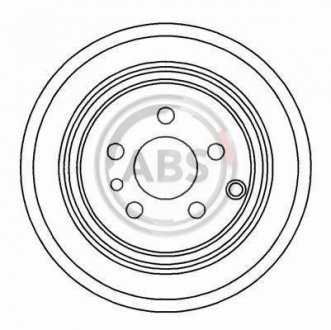 Тормозной диск A.B.S. 16289